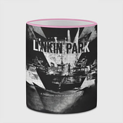 Кружка 3D A Thousand Suns: Puerta De Alcala - Linkin Park, цвет: 3D-розовый кант — фото 2