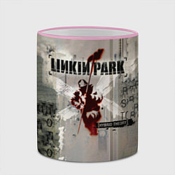 Кружка 3D Hybrid Theory Live Around The World - Linkin Park, цвет: 3D-розовый кант — фото 2