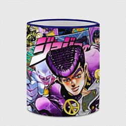 Кружка 3D JoJos Bizarre Adventure: Josuke, цвет: 3D-синий кант — фото 2