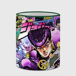 Кружка 3D JoJos Bizarre Adventure: Josuke, цвет: 3D-зеленый кант — фото 2