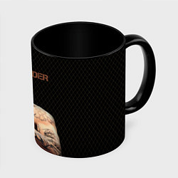 Кружка 3D Alexander The Grim Reape, цвет: 3D-белый + черный