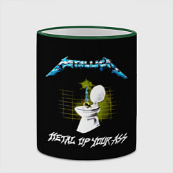 Кружка 3D Kill Em All - Metallica, цвет: 3D-зеленый кант — фото 2