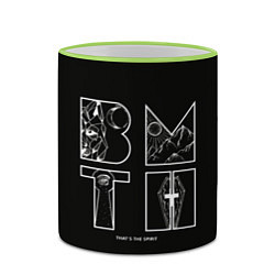 Кружка 3D Thats the spirit BMTH, цвет: 3D-светло-зеленый кант — фото 2