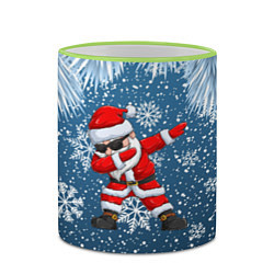 Кружка 3D DAB SANTA WINTER, цвет: 3D-светло-зеленый кант — фото 2