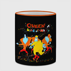 Кружка 3D A Kind of Magic - Queen, цвет: 3D-оранжевый кант — фото 2