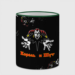 Кружка 3D КОРОЛЬ И ШУТ, ГЕРОИ И ЗЛОДЕИ!, цвет: 3D-зеленый кант — фото 2