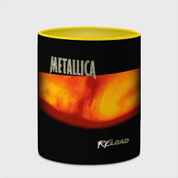 Кружка 3D Metallica ReLoad, цвет: 3D-белый + желтый — фото 2