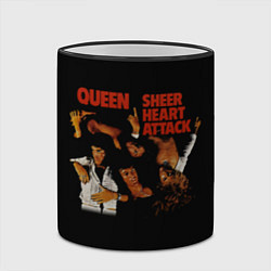 Кружка 3D Sheer Heart Attack - Queen, цвет: 3D-черный кант — фото 2