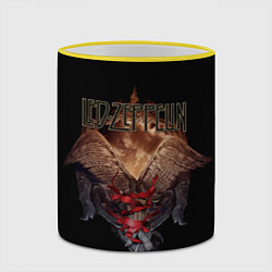 Кружка 3D Led Zeppelin Wings, цвет: 3D-желтый кант — фото 2