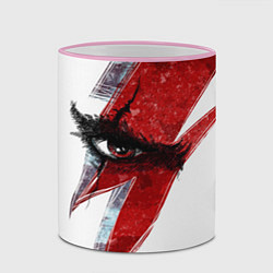 Кружка 3D ГЛАЗ КРАТОСА, БОГ ВОЙНЫ GOD OF WAR, цвет: 3D-розовый кант — фото 2
