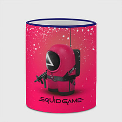 Кружка 3D Among Us x Squid Game, цвет: 3D-синий кант — фото 2