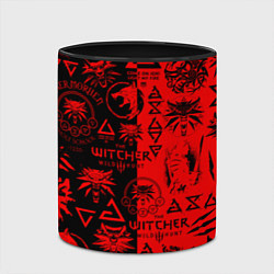 Кружка 3D THE WITCHER LOGOBOMBING BLACK RED, цвет: 3D-белый + черный — фото 2