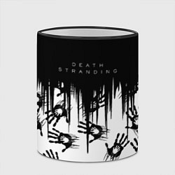 Кружка 3D Death Stranding Отпечаток ладони, цвет: 3D-черный кант — фото 2