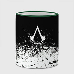 Кружка 3D Assassins creed ассасины, цвет: 3D-зеленый кант — фото 2