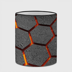 Кружка 3D Раскаленный асфальт, цвет: 3D-черный кант — фото 2