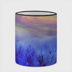 Кружка 3D Морозное поле, цвет: 3D-черный кант — фото 2