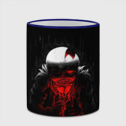 Кружка 3D UNDERTALE SANS BLOOD ROSE, цвет: 3D-синий кант — фото 2