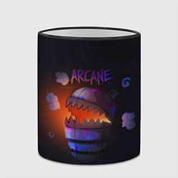 Кружка 3D Бомба Джинкс ARCANE, цвет: 3D-черный кант — фото 2