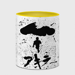 Кружка 3D Akira черный постер, цвет: 3D-белый + желтый — фото 2