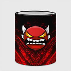 Кружка 3D Игра Геометри Дэш Geometry Dash Game, цвет: 3D-черный кант — фото 2