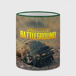 Кружка 3D PUBG HEAD 3 lvl, цвет: 3D-зеленый кант — фото 2