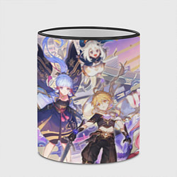 Кружка 3D Genshin Impact - Арка Инадзумы, цвет: 3D-черный кант — фото 2