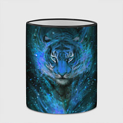 Кружка 3D Водяной голубой Тигр, цвет: 3D-черный кант — фото 2