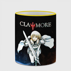 Кружка 3D Клеймор Клэр Лаки, цвет: 3D-желтый кант — фото 2