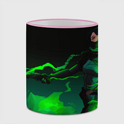 Кружка 3D Ядовитая Вайпер, цвет: 3D-розовый кант — фото 2
