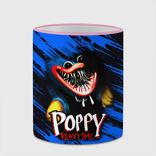 Кружка цветная POPPY PLAYTIME GAME ИГРА ПОППИ ПЛЕЙТАЙМ / 3D-Розовый кант – фото 2