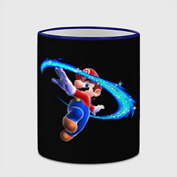 Кружка 3D Марио волшебник, цвет: 3D-синий кант — фото 2