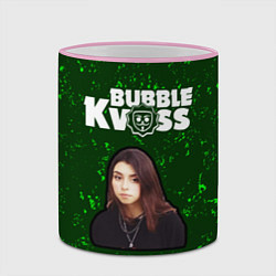 Кружка 3D BUBBLE KVASS - ДОРА Минимал, цвет: 3D-розовый кант — фото 2