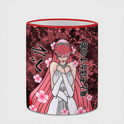 Кружка 3D Красавица и Дракон Ryu to Sobakasu no Hime, цвет: 3D-красный кант — фото 2