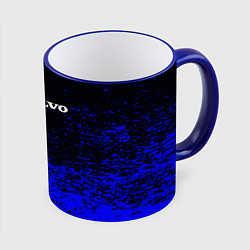 Кружка 3D Volvo - Авто, цвет: 3D-синий кант