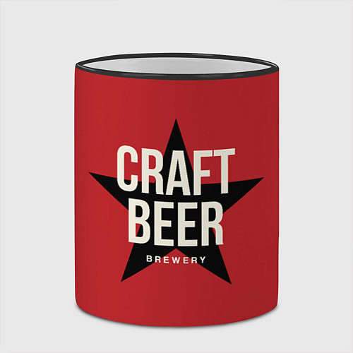 Кружка цветная CRAFT-BEER / 3D-Черный кант – фото 2