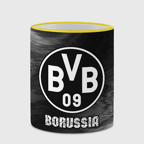 Кружка цветная БОРУССИЯ Borussia Art / 3D-Желтый кант – фото 2