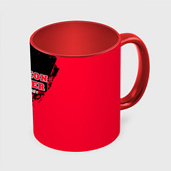 Кружка 3D Мастер подземелья арт, цвет: 3D-белый + красный