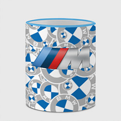 Кружка 3D М-ка BMW PATTERN SPORT, цвет: 3D-небесно-голубой кант — фото 2