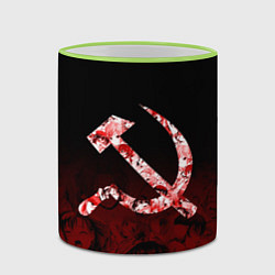 Кружка 3D СССР АХЕГАО USSR AHEGAO, цвет: 3D-светло-зеленый кант — фото 2