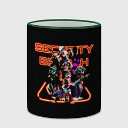 Кружка 3D Five Nights at Freddys: Security Breach все персон, цвет: 3D-зеленый кант — фото 2