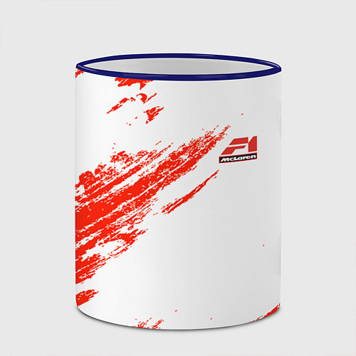 Кружка цветная F1 RED SPORT / 3D-Синий кант – фото 2