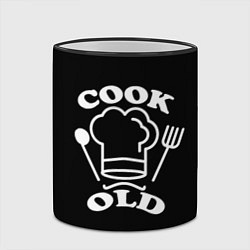 Кружка 3D Cook old Старый повар Куколд, цвет: 3D-черный кант — фото 2
