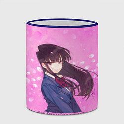 Кружка 3D Komi cant communicate, цвет: 3D-синий кант — фото 2