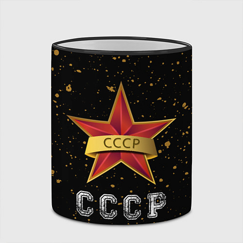 Кружка цветная СССР Краска / 3D-Черный кант – фото 2