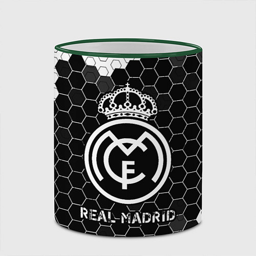 Кружка цветная REAL MADRID Real Madrid Графика / 3D-Зеленый кант – фото 2
