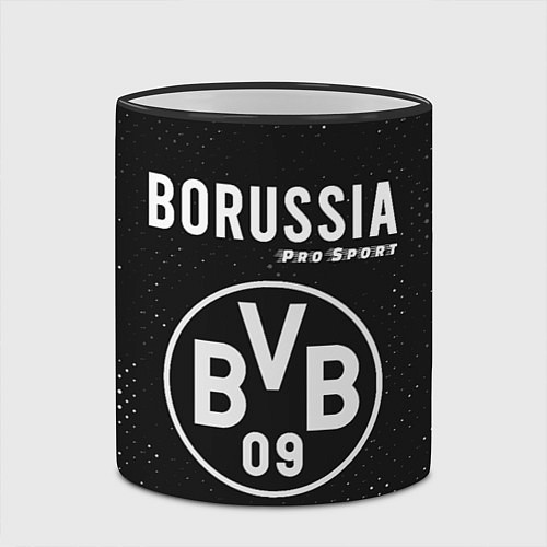 Кружка цветная BORUSSIA Pro Sport Гранж / 3D-Черный кант – фото 2