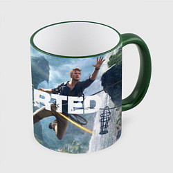 Кружка 3D Uncharted 4 A Thiefs End, цвет: 3D-зеленый кант