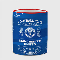 Кружка 3D Manchester United Legends, цвет: 3D-красный кант — фото 2