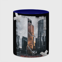 Кружка 3D Москоу Сити, цвет: 3D-белый + синий — фото 2