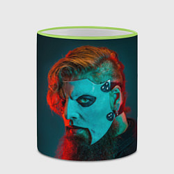 Кружка 3D James Root - Slipknot - We are Not Your Kind, цвет: 3D-светло-зеленый кант — фото 2
